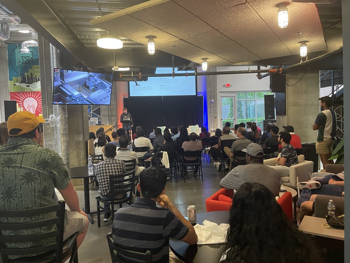 thealexturley's tweet image. I am absolutely lost for words.

I want to thank everyone from the bottom of my heart who showed up, it means a lot to me.

Today is the two month anniversary of being an advocate and also my first event.

Definitely felt the energy in the room tonight.

Thank you. ❤️ #Chainlink