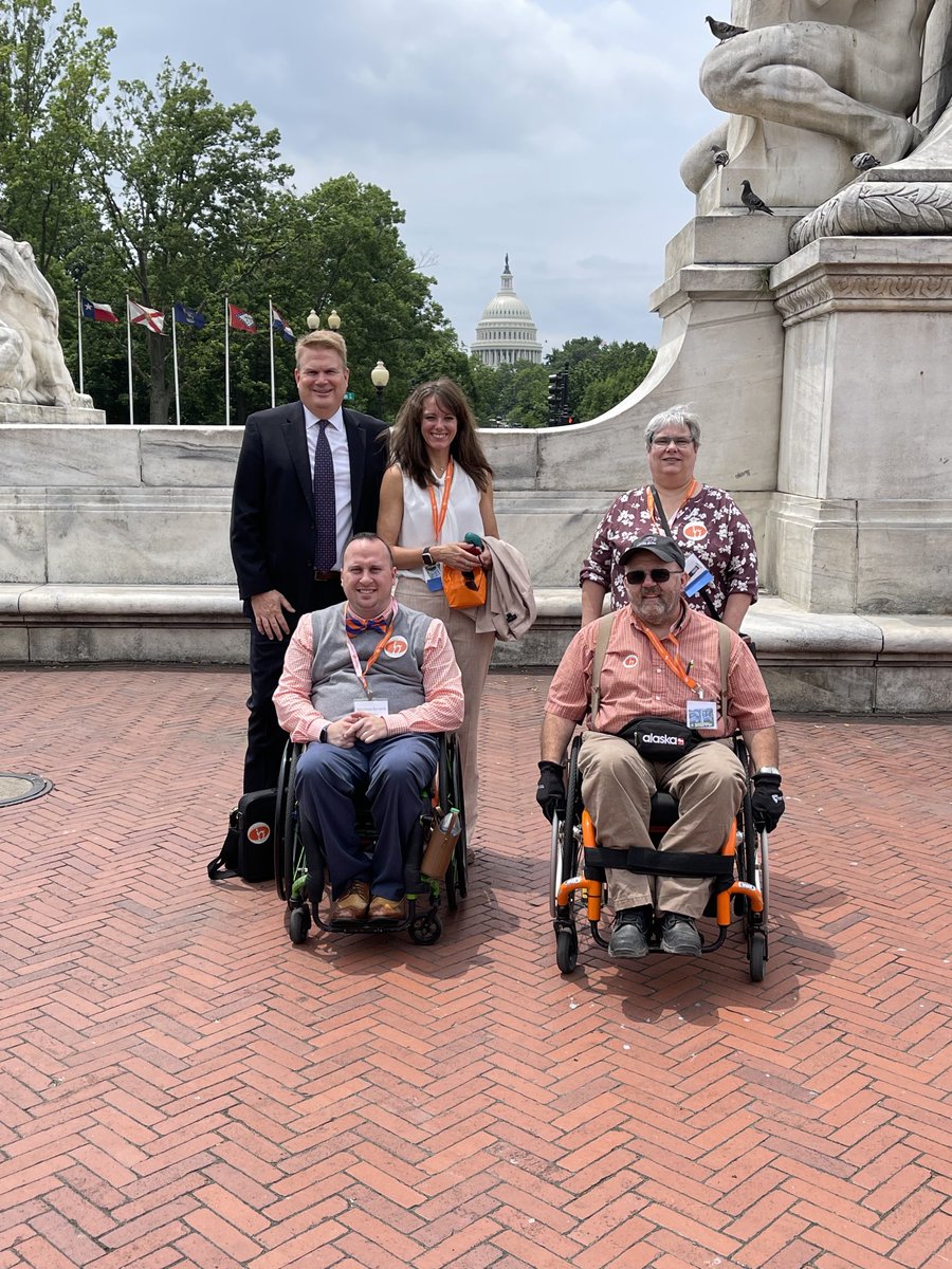 SNJohnsonDC's tweet photo. ⁦@QuantumRehab⁩ happy to sponsor and roll on Capitol Hill with ⁦@UnitedSpinal⁩ to strengthen congressional support for Medicare coverage of power seat elevation and standing systems. CMS to release NCD for public comment by August. Let’s Go!
#Life@iLevel #ROCH2022 https://t.co/7fRDlEGj7a