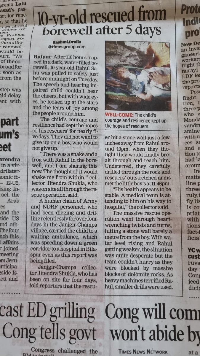 MehtaAsit's tweet photo. Heartening to read this story. Govt at work. Humans at work. Made my day.. https://t.co/l21MvPIUwi