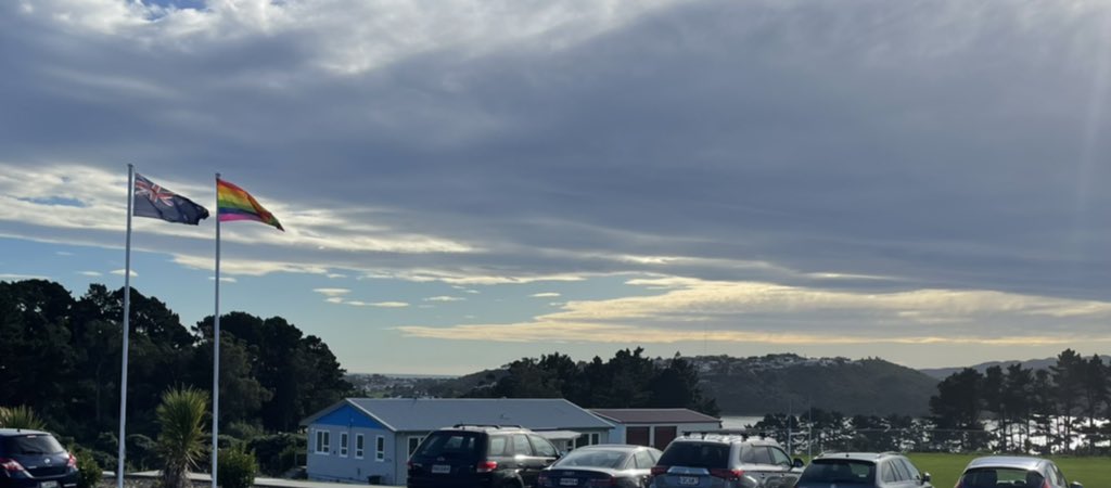 Great view from our staff room this #PrideMonth