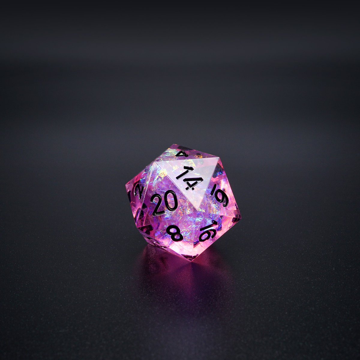 runefoundry's tweet photo. "This material was sold to me by a traveling trader. When I asked her where she acquired such a beauty, she nervously whispered such that I could barely hear her, 'Coralscape'. Never heard of it," admits Grimmoth.

#dnd #dice https://t.co/TOnVWCZGNf