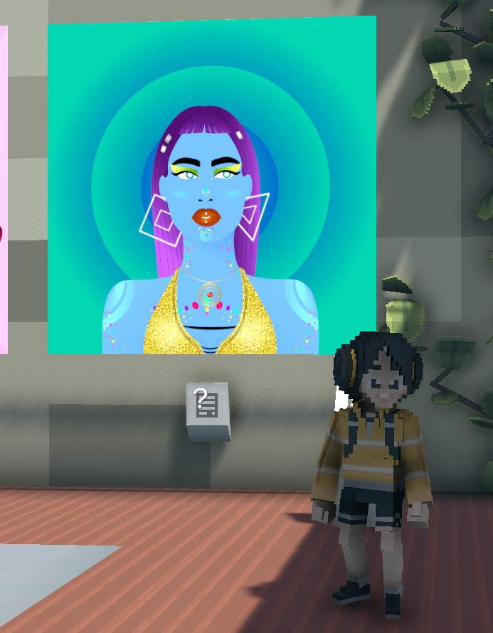 sd72714408's tweet photo. @TheSandboxGame @MOCDA_ I just participated in the #TheSandbox weekly contest for a chance to win 200 mSAND! Here is my favorite piece from the exhibition, check out my screenshot below!
👇 https://t.co/wXW00RrEzP
