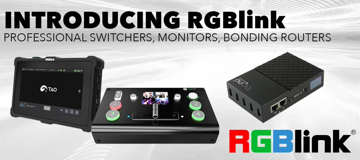 RGBlink's tweet photo. RGBlink is pleased to welcome @1sourcevideo as the newest distribution partner for our popular video streaming range.
https://t.co/oCOuOicBNo
#newdistributor #streampro #streaming #ptzcamera #streamingnow #switcher #RGBlink #streamingmixer #streamingswitcher #uvccamera #ePTZ https://t.co/DdU9bpkl4D