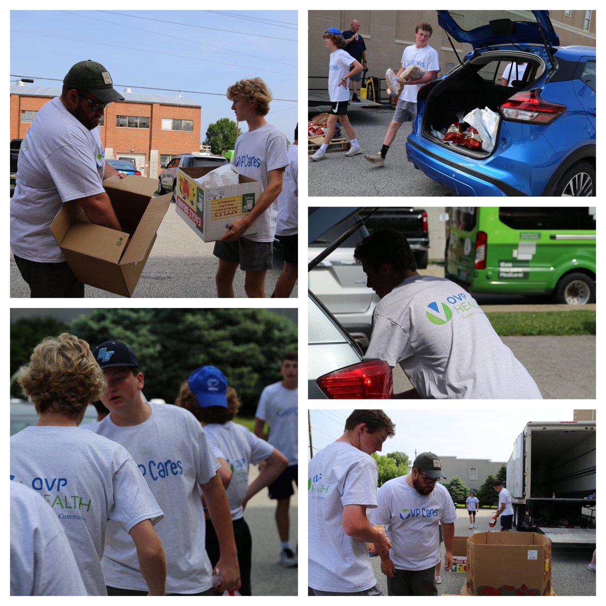 AthleticSpring's tweet photo. SVHS Baseball joined forces with OVP Health to serve more than 100 families. OVP Health partnership with Facing Hunger Foodbank continues to grow stronger. Learn more about their medical &amp;  substance use disorders treatment services available by visiting https://t.co/1FAkjLhqRA. https://t.co/OqtQLC0dsB