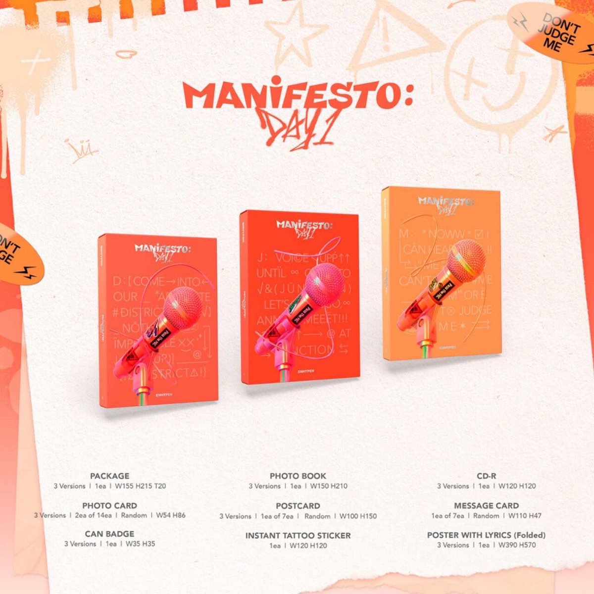 orangeislandph's tweet photo. WTS LFB / PH GO / HELP RT

ENHYPEN MANIFESTO: DAY 1

🏷 ENGENE ver. (Random) - P800
🏷 ENGENE ver. (Set) - P2,340
🏷 Random - P1,020
🏷 Set - P3,000
🏷 ENGENE ver. (Set) + Set - P5,350

order form: https://t.co/UCZ2Mu1bPH 

#OIPH_GO https://t.co/SL8bMhbqwD