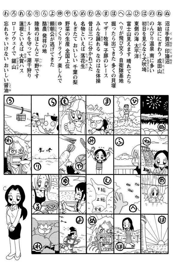 #千葉県民の日 
以前漫画内で作った千葉県いろはカルタ。
#うちの大家族 