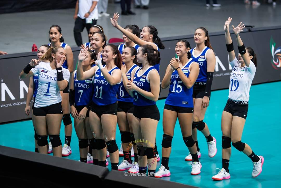 wehavefaith_11's tweet photo. Official hashtag for tomorrow's game of the Ateneo-La Salle rivalry:

#BreakTheCurseAteneo 

#WeHaveFaith #OneBigFaith #OBF #UAAPSeason84 

📸: Volleyball PH https://t.co/gRfdRb2psp