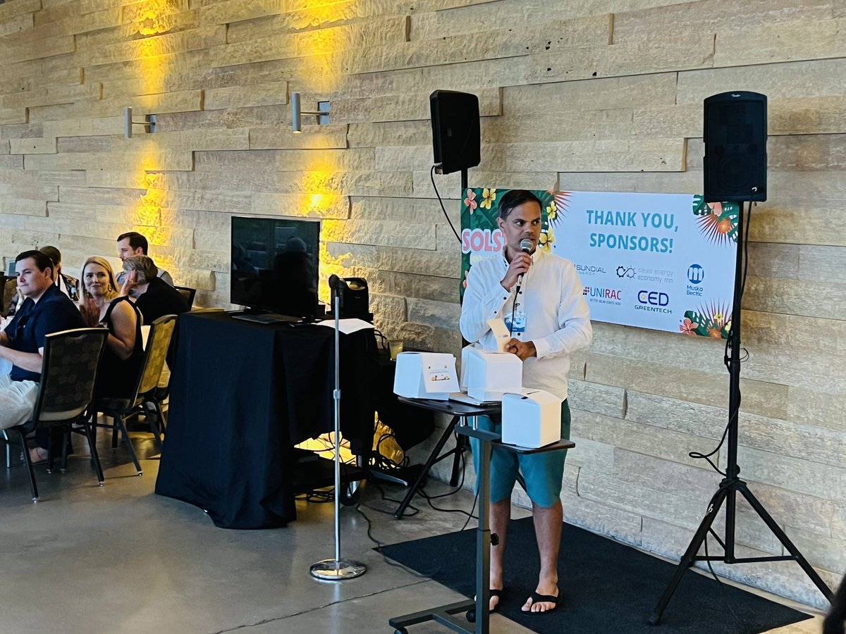 GreggMast's tweet photo. Enjoying @ipssolar Solstice #Solarbration in support of @footprintprjct! @cleanenergymn is proud to sponsor this great event! https://t.co/GyLjjZVdAC