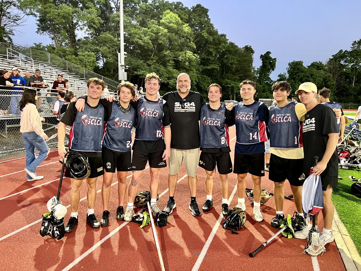 JohnPampalone's tweet image. Great to coach the  ⁦@SouthernRamsLAX⁩ seniors one last time in the Shore Conference Coaches Allstar game! Best of luck in the future, we will see you at the alumni game. ⁦@DonohueJr⁩ ⁦@NJLClax⁩