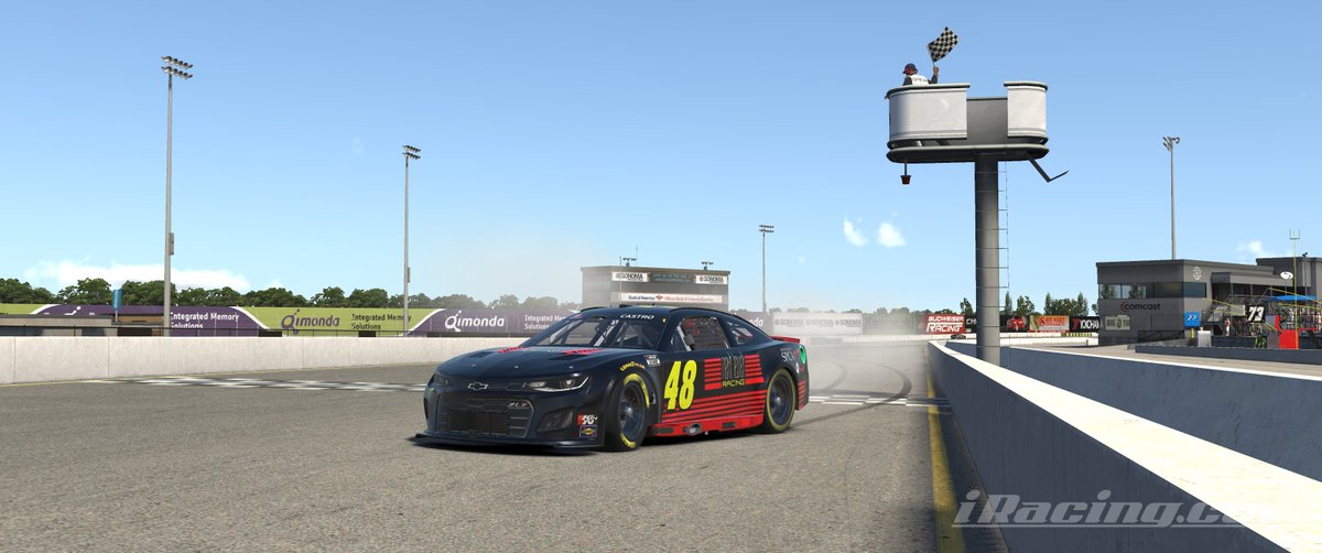 MaxwellCastro16's tweet photo. Snagged the win at @RaceSonoma in the @_IVRL_ #PinkItForward Cup Series. Nothing better than a hometown win, Took some lessons from @Daniel_SuarezG on Sunday 😁#iRacing #SimRacing #SonomaRaceway #NextLevelRacing https://t.co/hEGwcLVdby