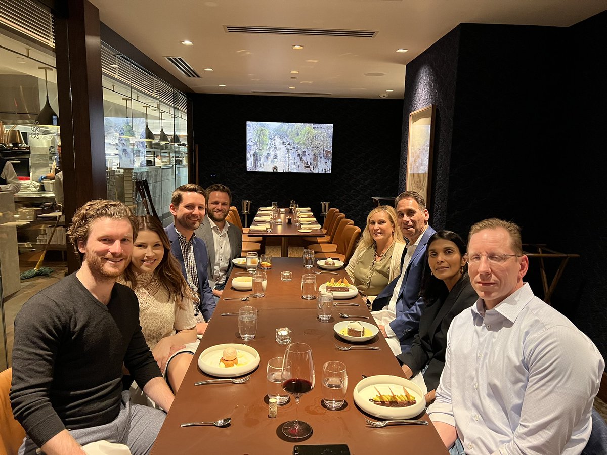 Congratulations to the 2 newest <a href="/MCWUrology/">MCW Urology</a> future faculty members, <a href="/RMedairos/">rmedairos</a> and @tylwtt Excited to have them start Fall 2023. Thanks <a href="/lupiandiris/">Lupi & Iris</a> and Chef Adam Siegel for a great evening #thefutureisbright