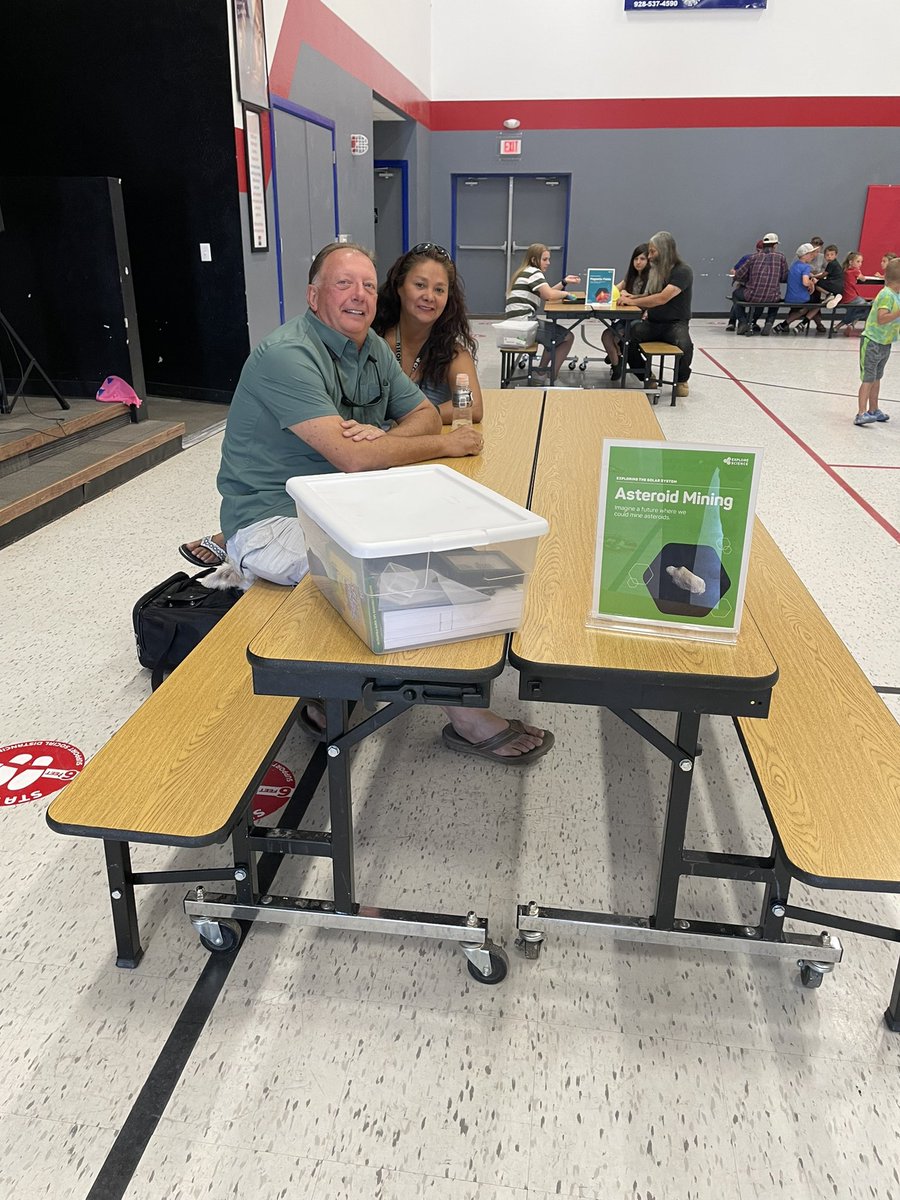Great Family Space Night at GWA this evening.  We had over 100 people attend this interactive event.  Thank you White Mountain Nature Center and ASU for the use of the Mobile Planetarium and Solar System Activities.
#gwa 
#edkey