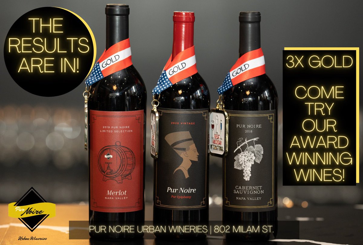 Pur Noire Urban Wineries tweet media