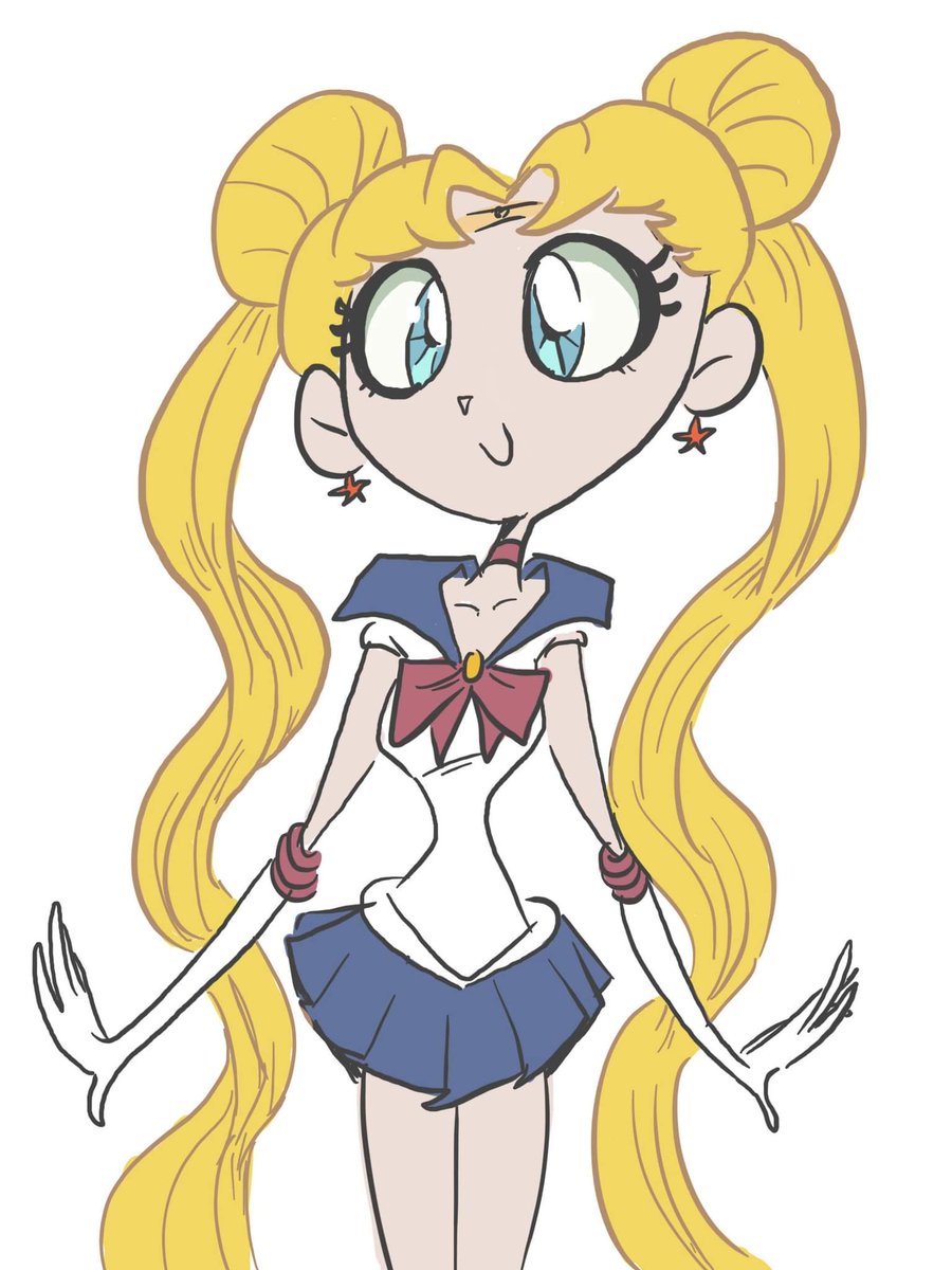 BrightBoyToons's tweet image. She's the one called Sailor Moon. From my livestream