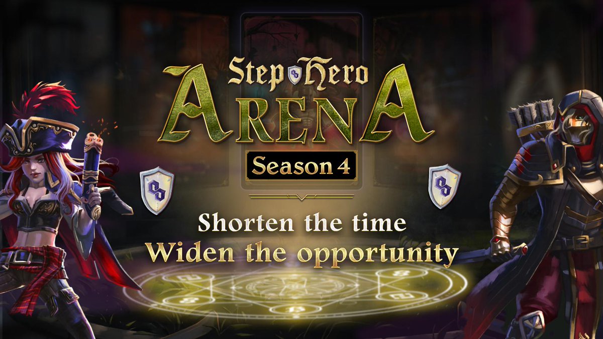 🎉THE NEW SEASON IS COMING! We are thrilled to announce that the Step Hero Arena Season 4 is officially LIVE. There are some adjustments that will bring up a lot of new opportunities for all of you guys! For more details 👉 stephero.medium.com/47d1e696ad2e