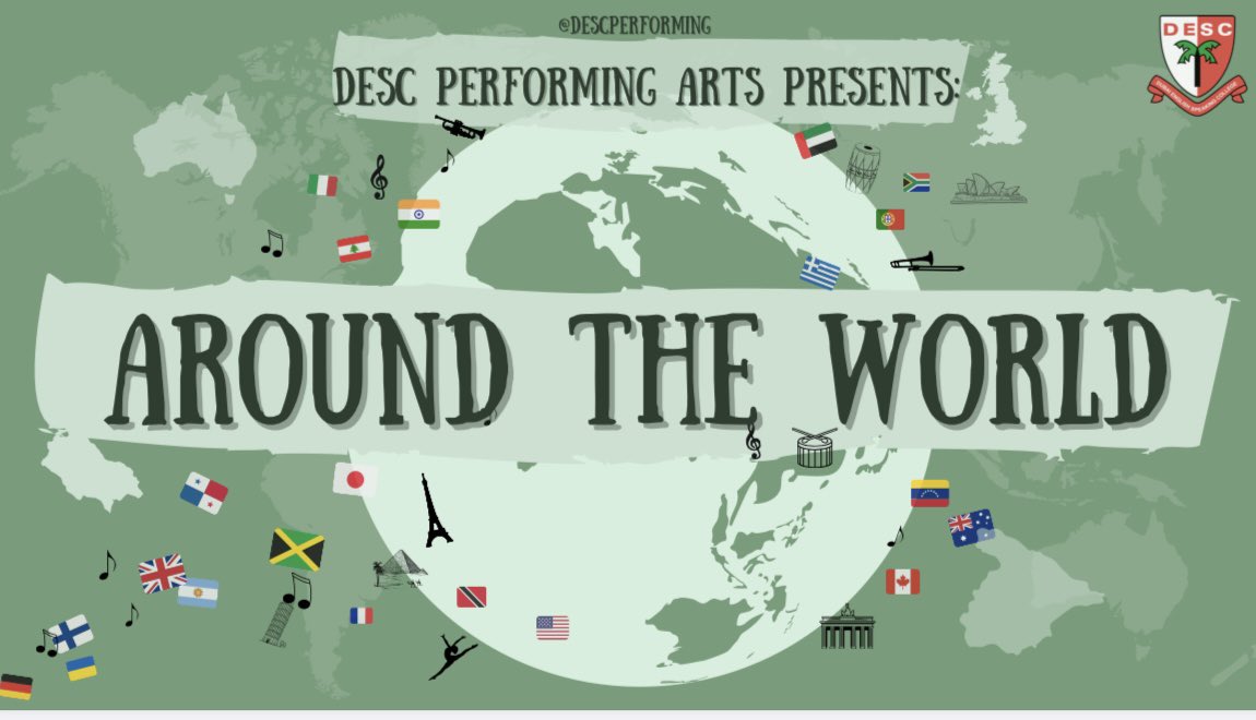Bringing our successful year to a close in Performing Arts @DESCDubai, we have our KS3 Showcase with an Around the World theme taking place this week! 🌍🎭 Featuring students in Years 7-9, we can’t wait to get out of isolation and take our audience on a trip around the world! ✈️