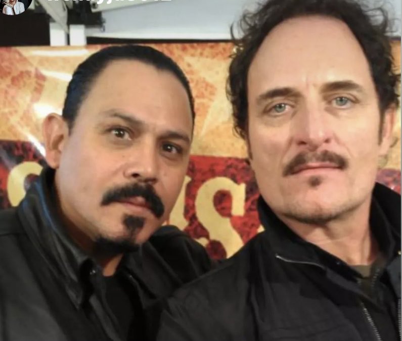 EmilioRivera48's tweet photo. Throwback with ⁦@KimFCoates⁩ ⁦@MayansFX⁩ #mayansfx #mayansmc always greet time working with my Brother https://t.co/oPLnnxxHwH