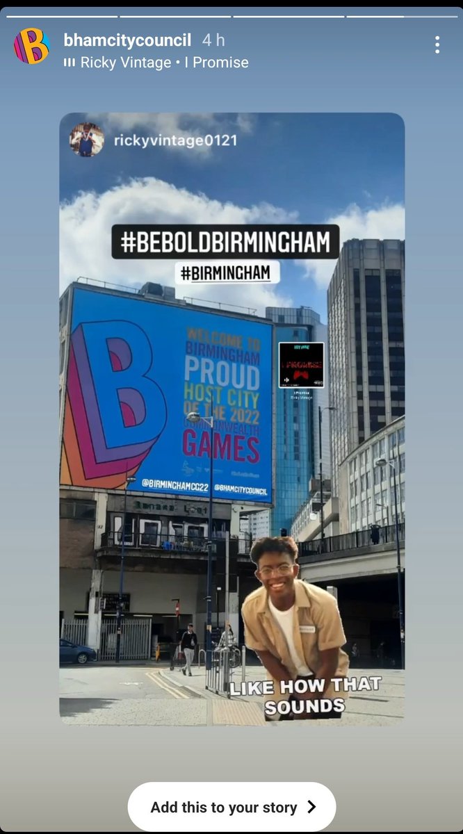 RickyVintage0121 (@rickyvintage1) on Twitter photo S/O <a href="/BhamCityCouncil/">Bham City Council</a> for reposting my post!!! I really want to perform or Host at the #commonwealthgames2022 who do I contact? #beboldbham S/O <a href="/BhamCityCouncil/">Bham City Council</a> for reposting my post!!! I really want to perform or Host at the #commonwealthgames2022 who do I contact? #beboldbham