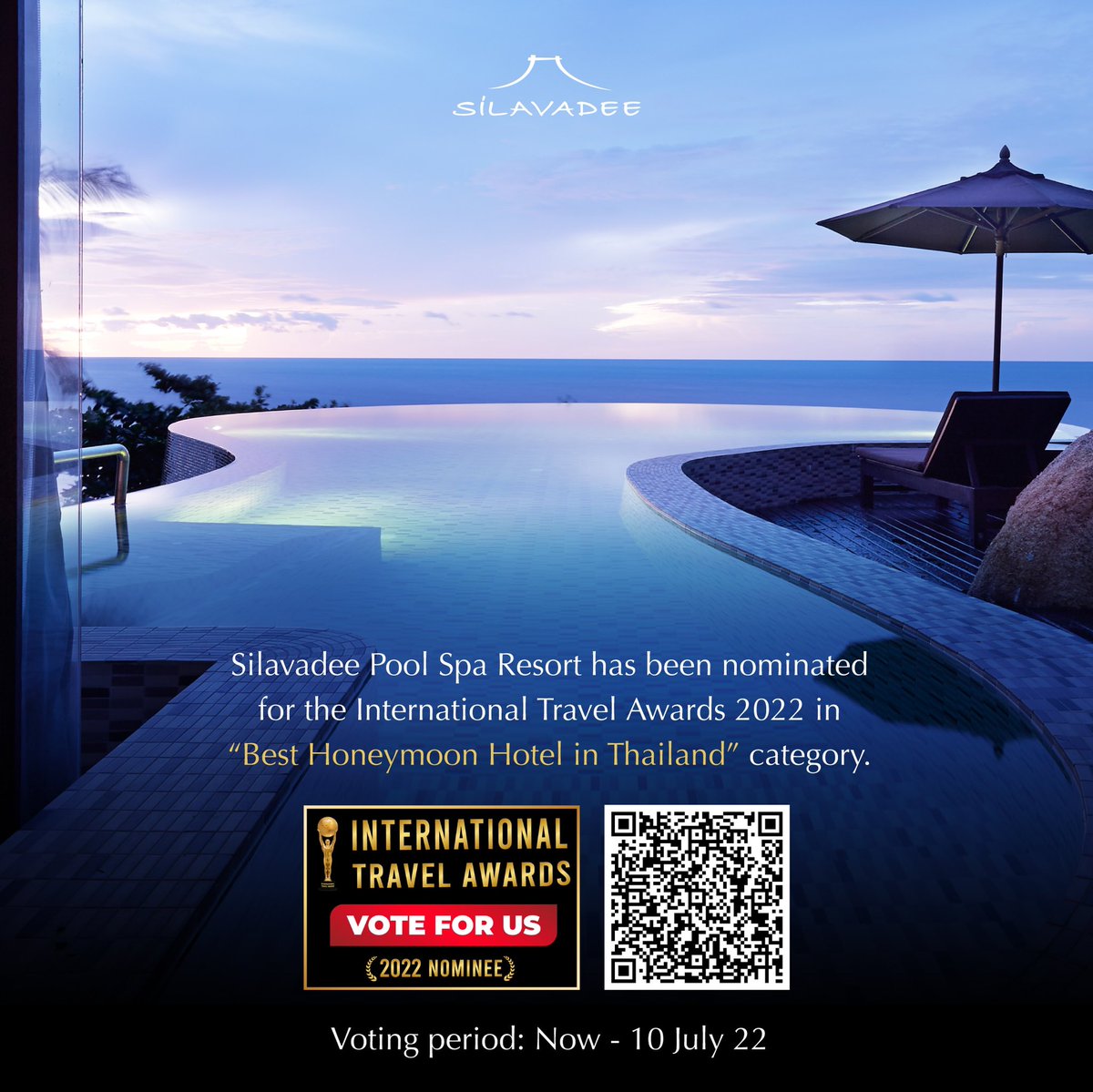 silavadeeresort's tweet photo. Vote us now, click https://t.co/7wZhQUYXnZ

#vote #luxurytravelaward2022 
#silavadeeresort #silavadeesamui #silavadee #samui #thailand https://t.co/ypd9Ka6DMh