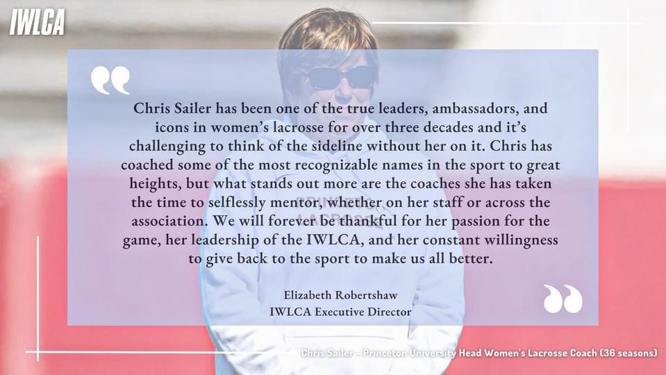 IWLCA's tweet photo. Chris Paradis, Janine Tucker, Carol Cantele, Chris Sailer - you blazed trails, set standards, and took us on great journeys with you. Thank you for everything you’ve done to grow our game and make us the best we can be. We are forever thankful. Happy retirement. 💜💙🧡🧡 https://t.co/M7xOlyT4Bk