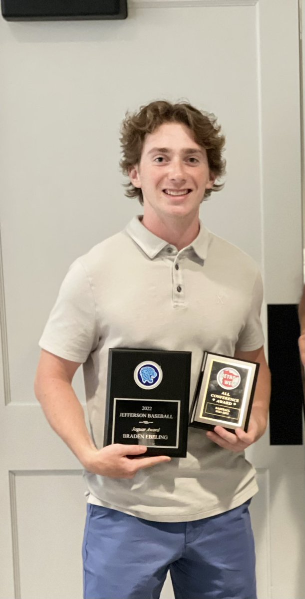 Junior Captain <a href="/bradenebeling/">Braden Ebeling</a> 

⚾️ Jaguar Leadership award
⚾️ Metro West All-Conference

@PBRMinnesota 
<a href="/BlizzardBasebal/">Blizzard Baseball</a>
