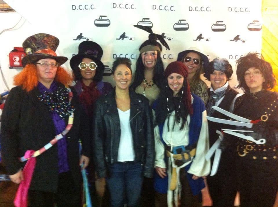 PoneCapone's tweet photo. 2014 Our two curling teams dressed as Johnny Depp characters. #Johnnydepp https://t.co/sKk9L1rdka