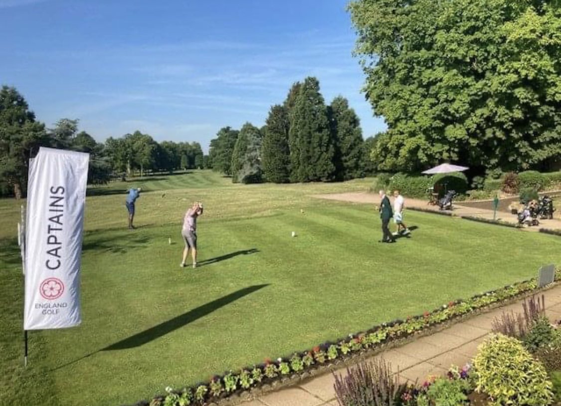 JOGGolf's tweet photo. Fine day for the @EnglandGolf Captains Day welcoming current and past Captains from all over England https://t.co/LoSV986Dga