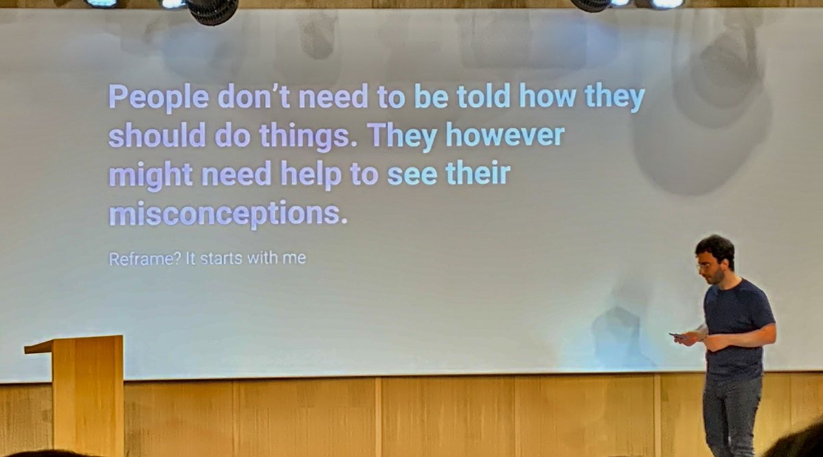 Le job d’un dirigeant et des manageurs #Lean n’est pas d’expliquer aux salariés comment ils doivent travailler, mais comment leur faire voir et comprendre leurs idées fausses !
#Qonto #LeanSummit #LS2022 <a href="/INST_LEANFRANCE/">INSTITUT LEAN FRANCE</a>