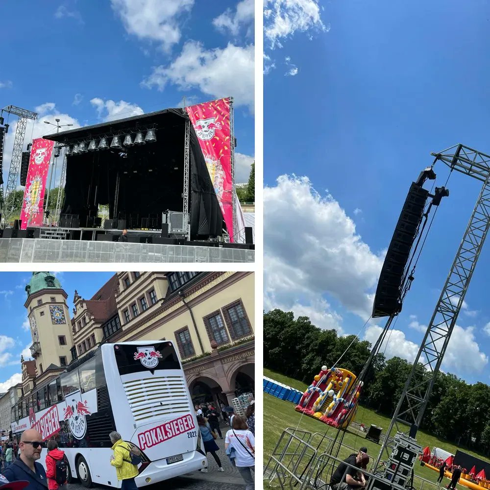 chainmaster_'s tweet photo. @RBLeipzig celebrated its DFB Cup victory in style. Of course, our CHAINMASTER motors were not to be missed. #chainmaster #rigging #stagerigging #chainhoist #staging #eventrigging #electricchainhoist #motors #RBLeipzig #dfbpokal https://t.co/U6Z7BJtXYs