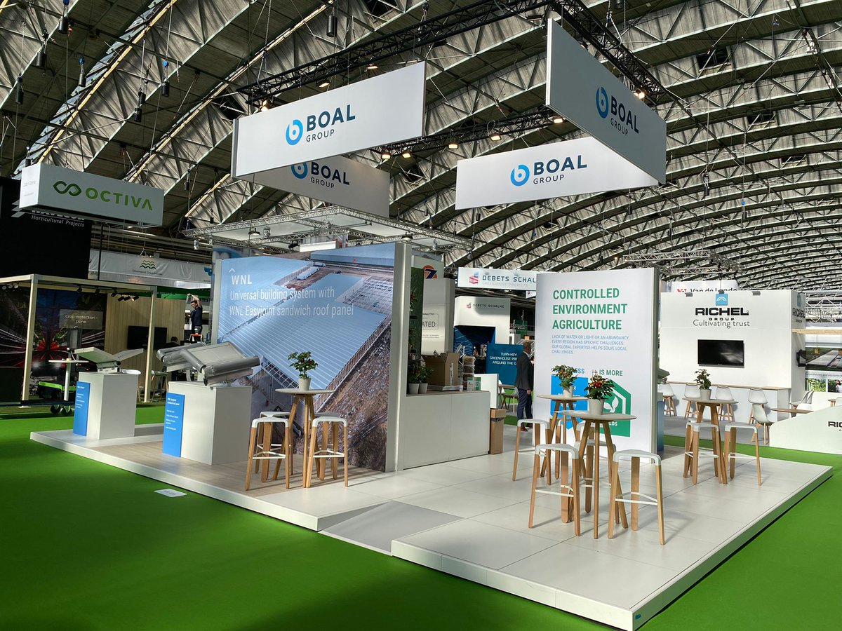 BOALSystems's tweet photo. Good morning, we are ready to welcome you at the GreenTech 2022! 
Visit us at stand 01.416 and we will update you on the latest developments in the field of horticultural technology. Of course there is a delicious cup of coffee waiting for you!

#greentech #amsterdamrai #cea https://t.co/TVVkHTHnmz