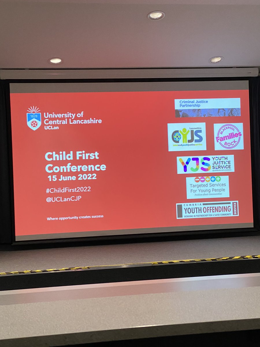 Excited to be running a workshop on Trauma Informed Restorative Approaches at the Child First Youth Justice Conference today! <a href="/UCLanCJP/">Lancashire CJP</a> #ChildFirst2022