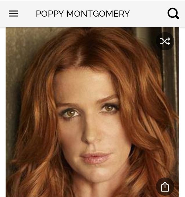 Happy birthday to this great actress.  Happy birthday to Poppy Montgomery 