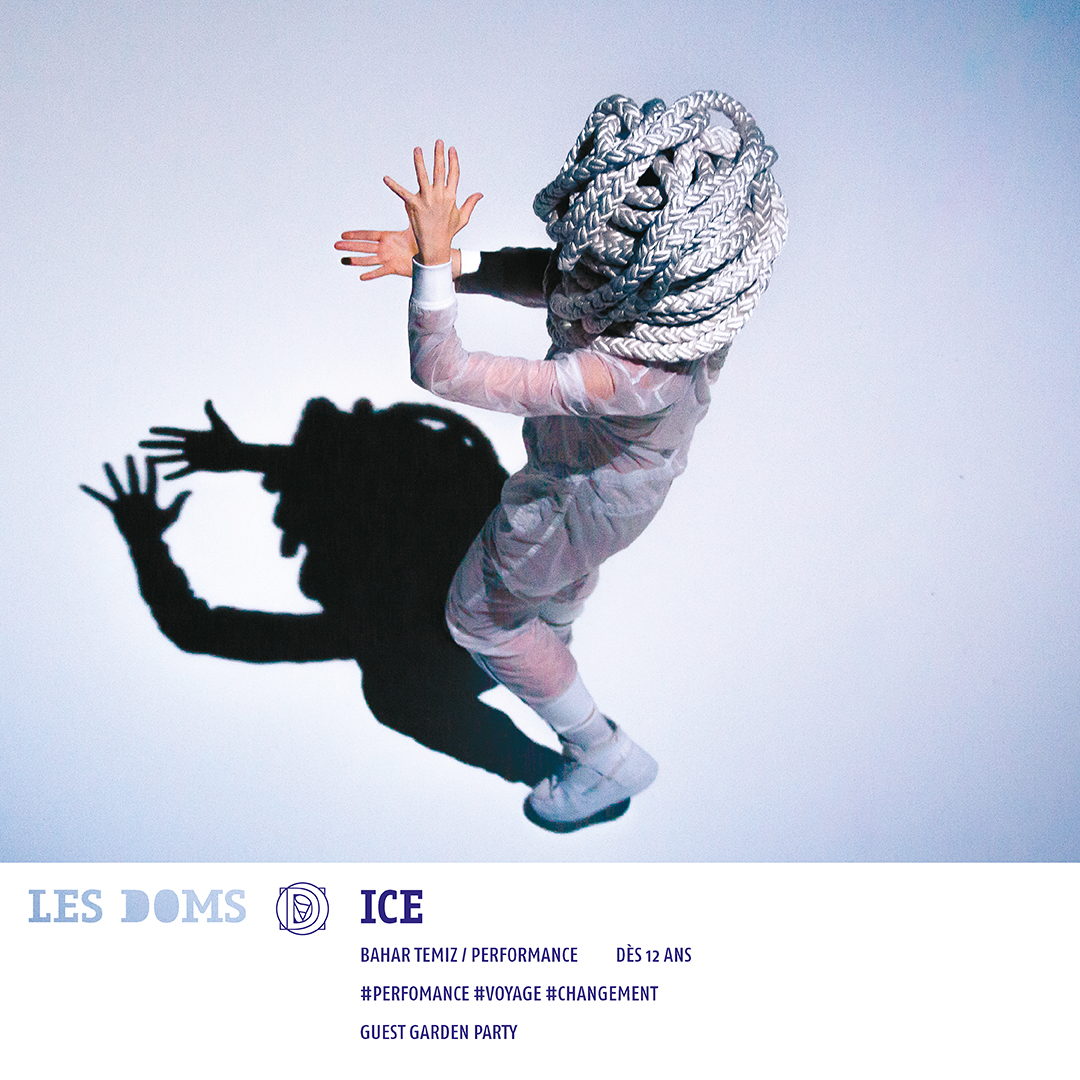 ICE ❄️
Une chorégraphie pour un corps et un tas de cordes. 
·
11 h I 30 min
7 > 28 juillet 
·
Un tour de force physique qui invite les spectateur·ice·s à naviguer dans l'espace et le temps.
·
Pour réserver lien dans la bio 👆🏼

#LESDOMS22 #OFF22