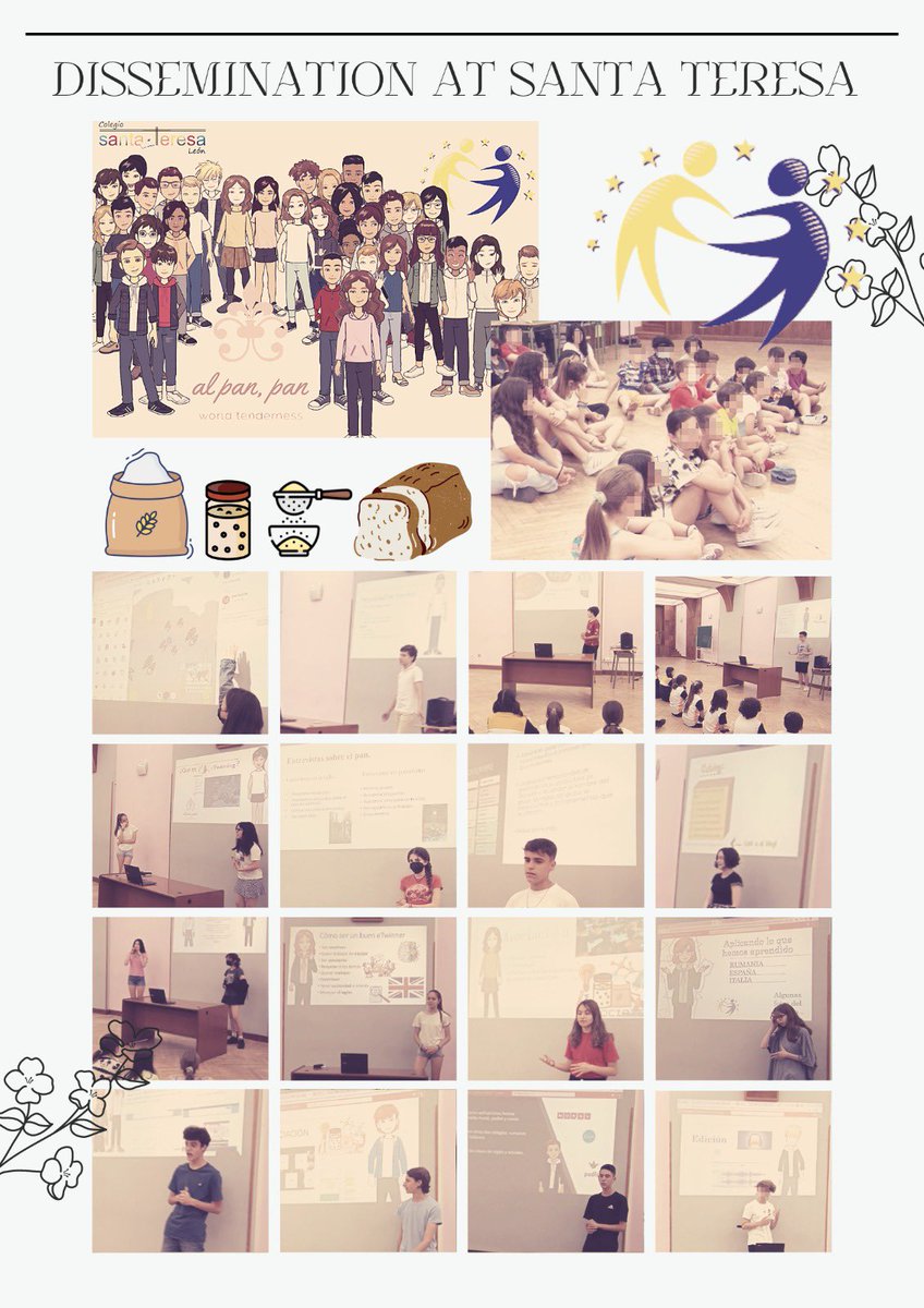 STeresaLeon's tweet image. Los eTwinners de 3º de ESO presentaron su proyecto “Al Pan Pan” en dos sesiones en las que participaron los alumnos de 5º de Educación Primaria de forma presencial y sus padres de manera online. Todo un éxito. ¡Enhorabuena! #CSTLeón #RedCentrosIT @eTwinning_es @CFIEdeLeon