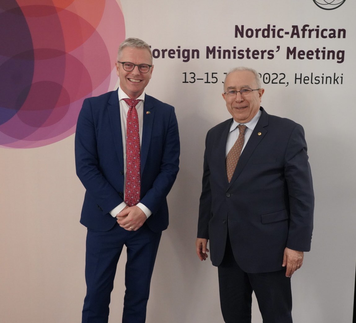 udviklingsmin's tweet image. Fruitful discussions with great colleagues @Amb_Mulamula @Vbiruta @Lamamra_dz @HassoumiMassao1 at #NAFM2022