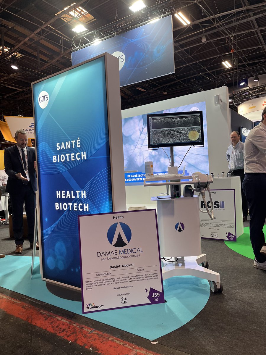 deepLive™️ is still on the road 🚛

📅 Today’s stop is VivaTech 🧠🤓

👀 We look forward to seeing you in <a href="/CNRS/">CNRS 🌍</a> booth J-5️⃣9️⃣

#VivaTech #medtech #CNRS #innovation #deepTech #deepLive #sauversapeau