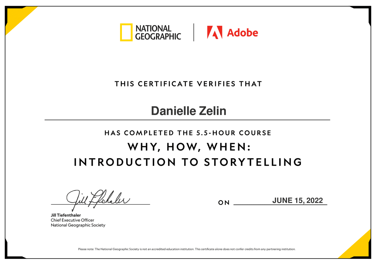LSKlearning's tweet image. #NatGeoCertified #EducatorExplorers want to include storytelling in your classroom? Then head to the @InsideNatGeo &amp;amp; @Adobe free "Introduction to Storytelling" course.
Happy to have been one of the educator reviewers; exciting experience🤩!
#ExplorerMindset Moments 2022💛