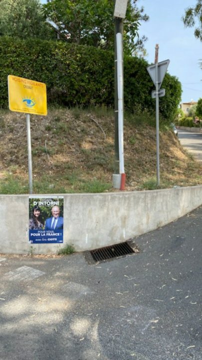 PPLeonelli's tweet image. Ce n’est pas faute d’avoir rappelé à la candidate @C_Dintorni que l’affichage sauvage était interdit à #Nice06 . Aussi eu égard à sa désinvolture et à son manque de respect  j’ai demandé au service de lutte contre les Tags et l’affichage sauvage d’entamer une procédure