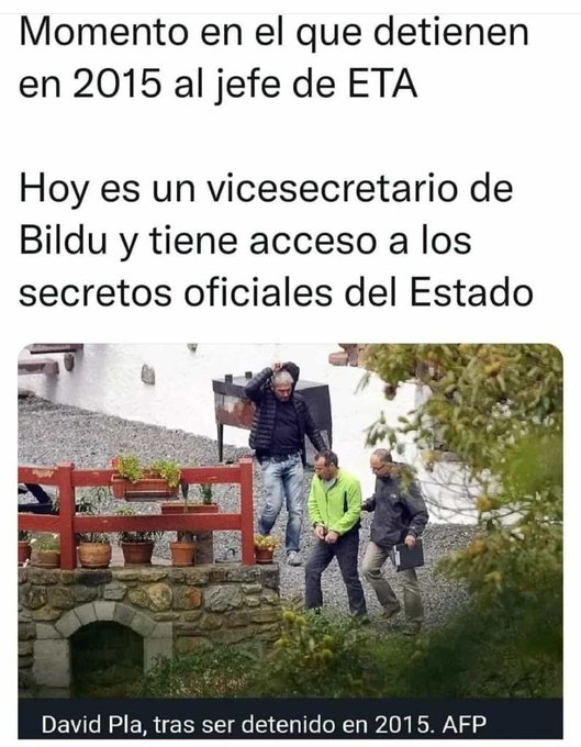 JuliaLunaAzul1's tweet photo. #DavidPla jefe de ETA, hoy socio de @sanchezcastejon https://t.co/UdhXK5b0oe