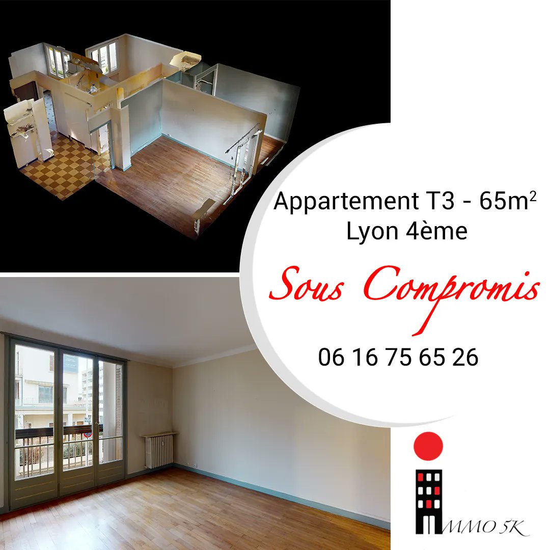 Immo5k's tweet photo. Le point de la semaine sur nos aventures immobilières ! 💪
Sous-Compromis pour notre appartement T3 à Lyon 04 👍✨✨
Encore un bien qui fait une entrée éclaire dans notre catalogue. 👏🎉🦸🏼‍♀️
Bravo Laurent !
#venteappartement #vendre #venteimmobiliere #appartementlyon https://t.co/DAIUUJt68R