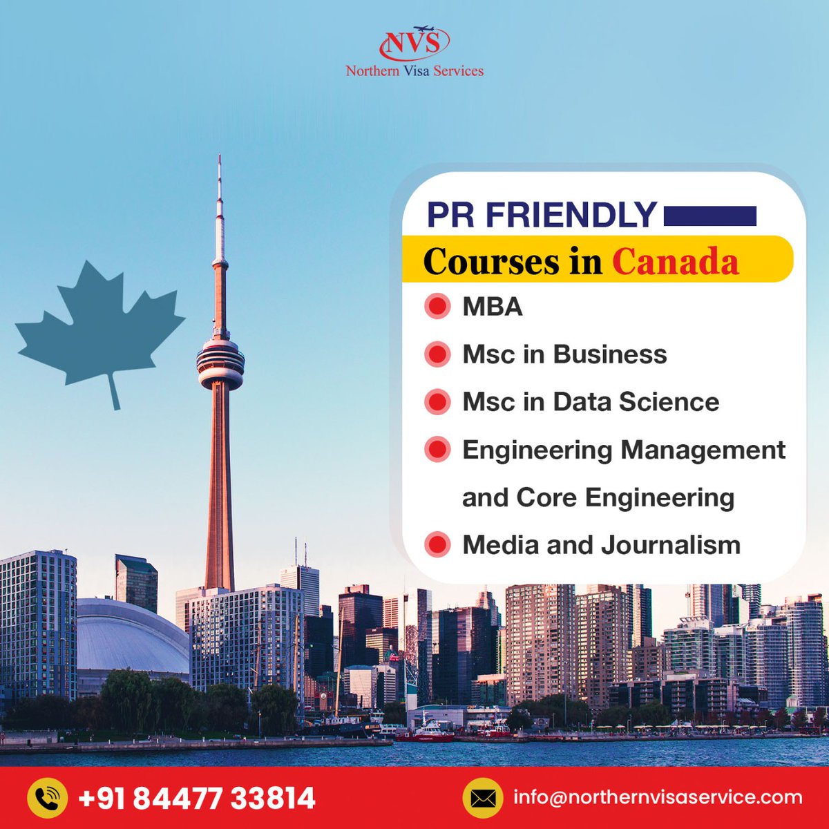 NorthernVisa's tweet photo. ▶ Get a Canada PR through our services. 

▶ We help you in all steps from medical background check, education, work experience and English proficiency test to getting the visa. 

▶ Contact Us At:- 
📞 +91 8447733814

#canadaimmigration #canadapnp #canadapr #visa #immigration https://t.co/M42NCNlH3N