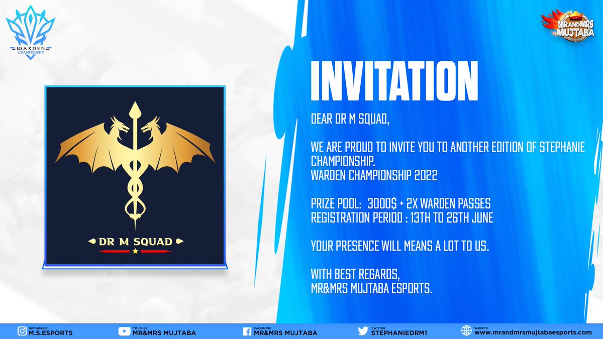 Thank you so much for the invitation 🥹 <a href="/MrsMujtaba6/">Stephanie</a>  @StephanieDrM1