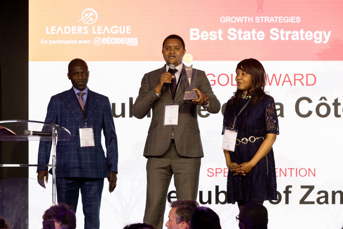 AIFA2023's tweet photo. Our winners✨
The gold trophy in the “Best State Strategy” category was won by:
République de la Côte d'Ivoire
And a Special Mention to the Republic of Zambia
Congratulations 🥳
Thank you to all the candidates for their participation
#AIFA2022 #africa #statestrategy https://t.co/jicWfy22ye