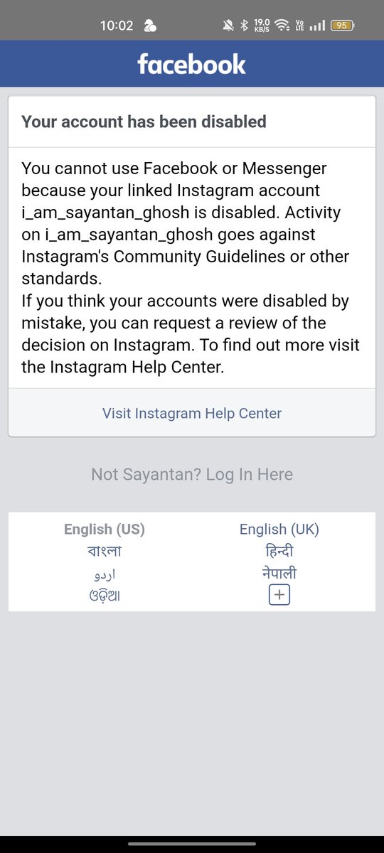 Sayanta20549334's tweet photo. My Instagram ac has been for deactivate  for violation of Instagram community guidelines and this ac is very important to me.i will not mistakes anything in furure and i will also follow the Instagram community guidelines.please fix this
User id- i_am_sayantan_ghosh
@instagram https://t.co/FE9vJFUaIN