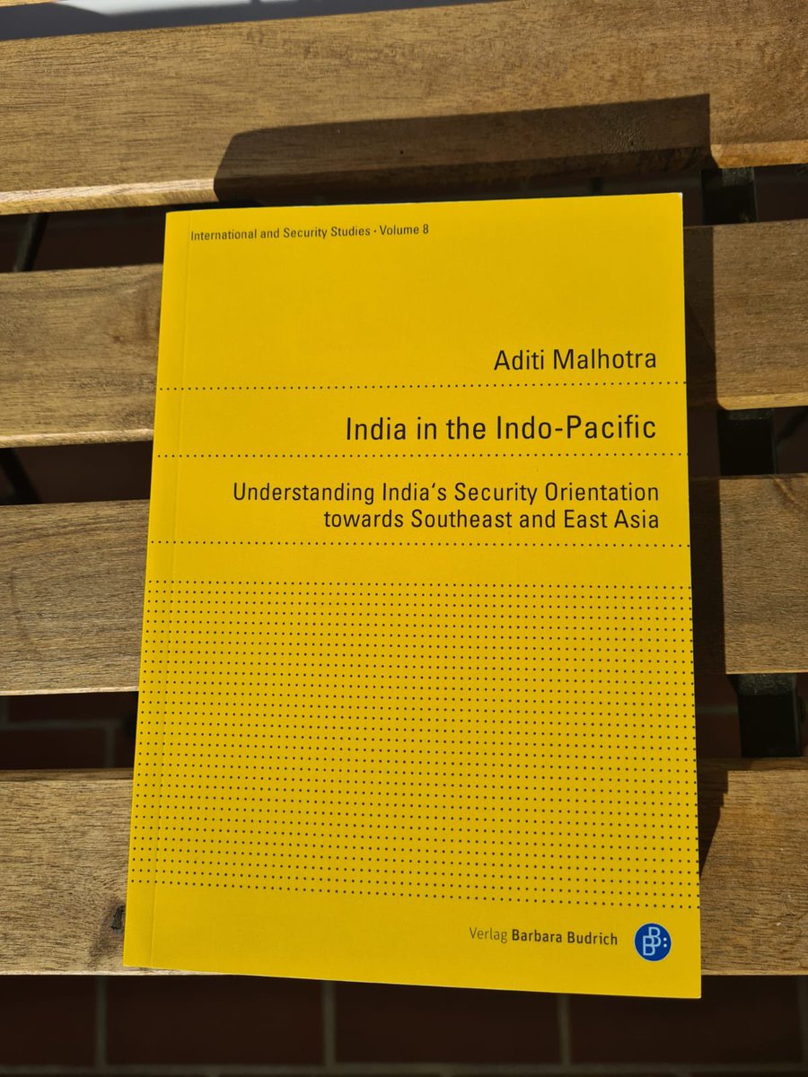 aditi_malhotra_'s tweet photo. Thrilled to share my book with the Twitter world. When I started out writing, I was convinced by the narrative that India is a balancer in the Indo-Pacific. However, when I delved deeper, New Delhi looked like an ineffective balancer, to put it mildly. https://t.co/UgXJAFnpo8