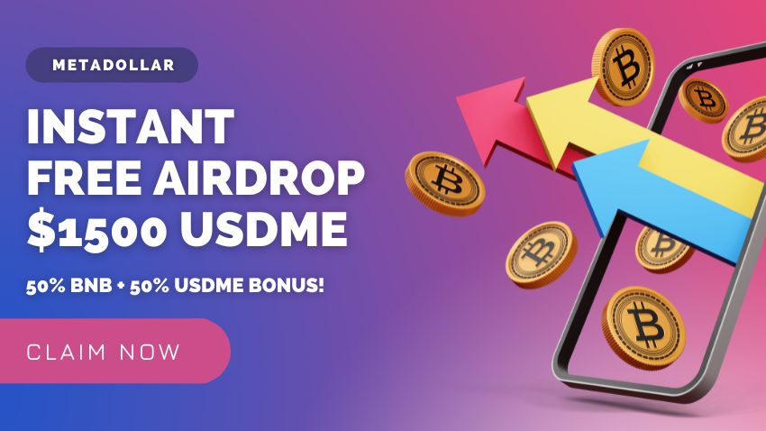 TheMetaDollar's tweet photo. Due to high demand, $USDME, the token innovation on #BNBChain, is open for registration until July 12th.

Get it before too late:
https://t.co/mApyGbBH5d 

#Airdrop #presale #AirdropCrypto #airdropalert #ICO #Giveaway #USMNT #LaurenBoebert https://t.co/r5Uc5aOOaJ