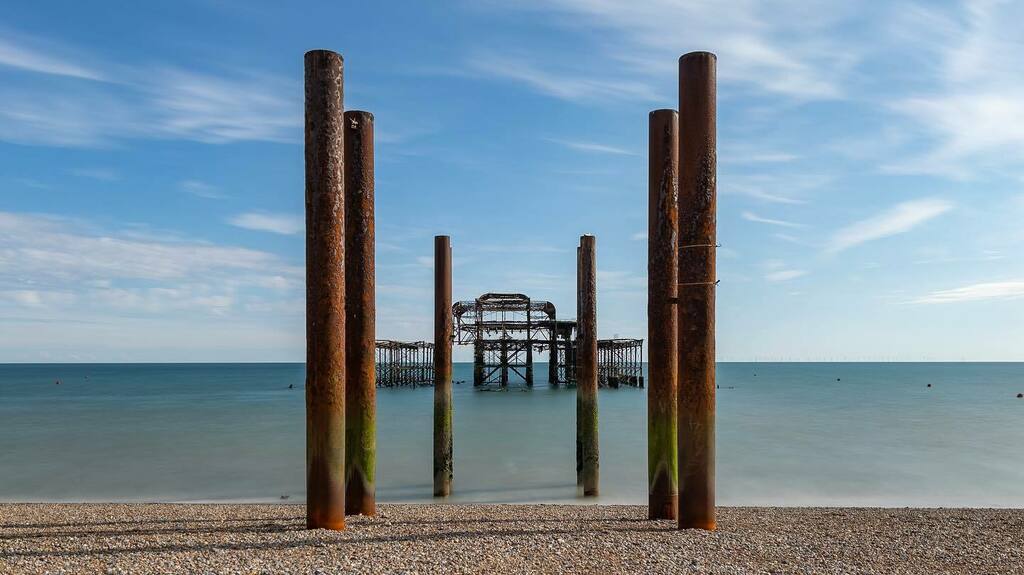 paulyd's tweet photo. West Pier, Brighton UK. #shotoniphone #evenlonger #evenlongerapp https://t.co/bhW4Z1fbCP https://t.co/nnvgYM5uJc