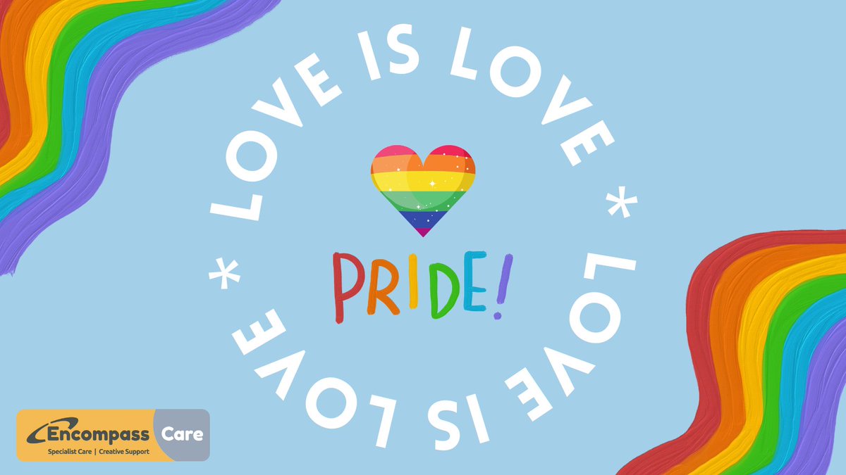 🌈🌈🌈 Be who you are, with pride! 🌈🌈🌈

Happy Pride month to everyone! 😍

#encompasscareuk
#supportedliving
#PrideMonth 
#loveislove