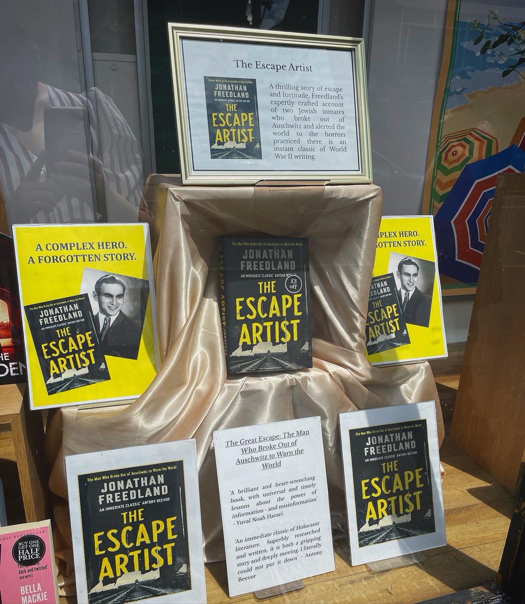 THE ESCAPE ARTIST 

Captivating and thrilling, it recounts the little known story of Rudolf Vrba and offers a defining story on one of history’s darkest chapters as well as insight into our present. Incredible!

#waterstones #haywardsheath #theescapeartist <a href="/Freedland/">Jonathan Freedland</a> <a href="/johnmurrays/">John Murray Press</a>