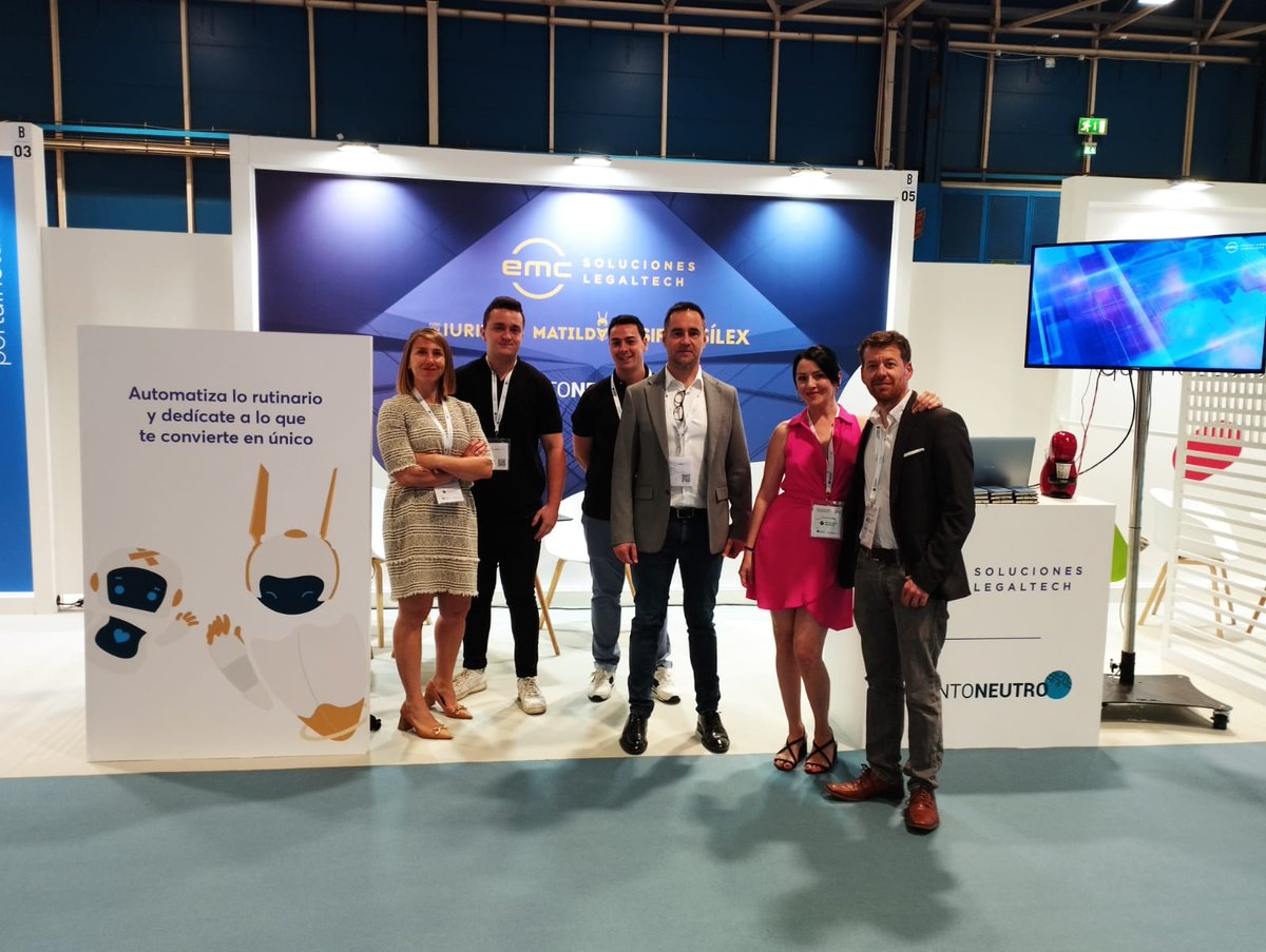 ¡Arranca Spain LEGAL EXPO!! 👏👏👏
📢 Todo el equipo de EMC Soluciones Legaltech os espera en el stand B05 de IFEMA MADRID para tomar un café. 😊

#legaltech #eventosempresariales #automatización #transformaciondigital #despachos #juridico #legal #abogados #procuradores